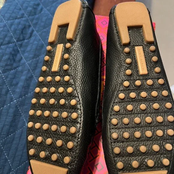 Tory Burch Lowell Black Loafers - Picture 4 of 8